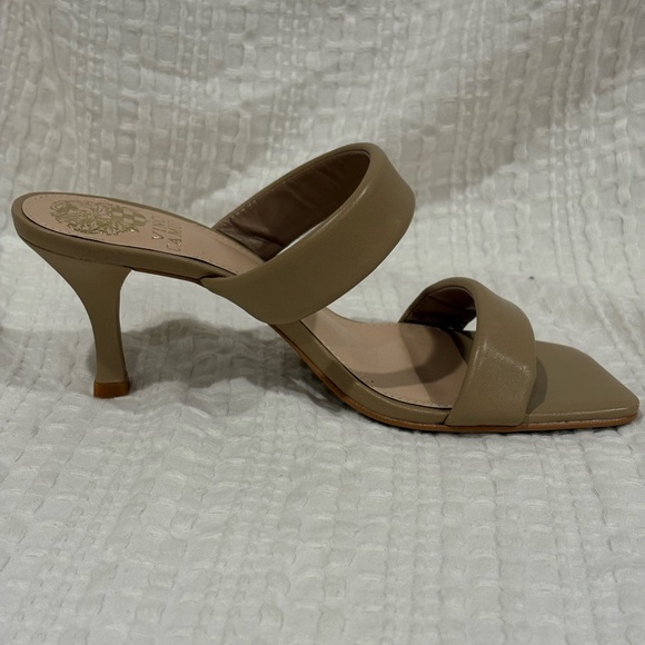 Vince Camuto Brown Heeled Sandals - Picture 2 of 2
